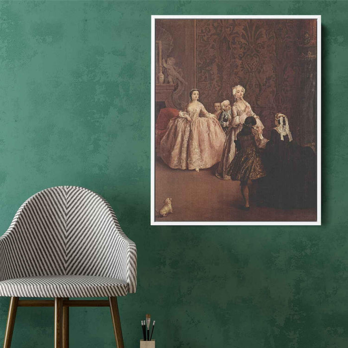 Presentation by Pietro Longhi - Canvas Artwork