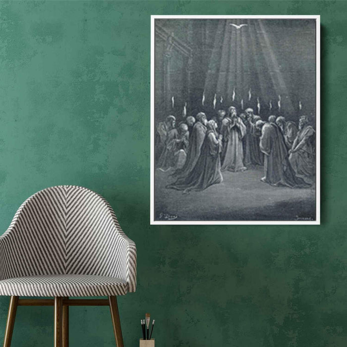 The Descent Of The Spirit by Gustave Dore - Canvas Artwork