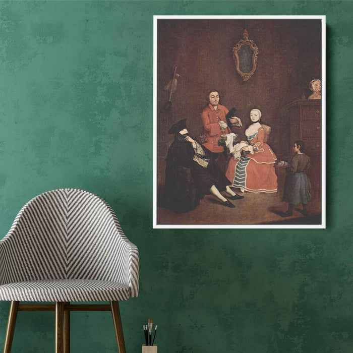 The hairdresser by Pietro Longhi - Canvas Artwork