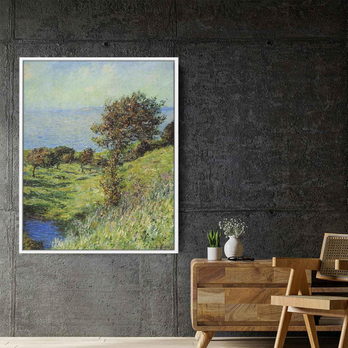 Cliffs of Varengeville, Gust of Wind by Claude Monet - Canvas Artwork