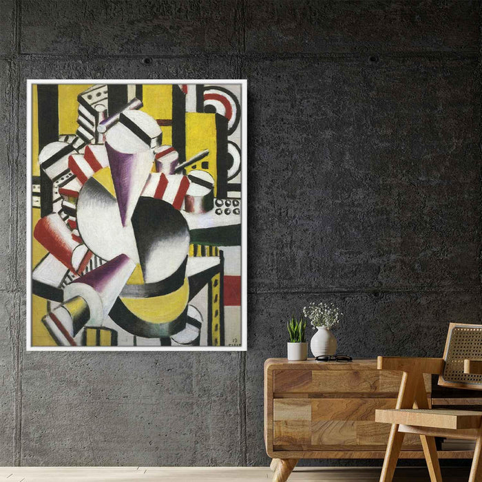 Composition (1919) by Fernand Leger - Canvas Artwork