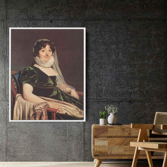 Comtes de Tournon, née Geneviève de Seytres Caumont by Jean Auguste Dominique Ingres - Canvas Artwork