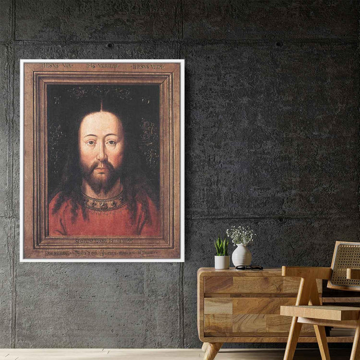 Portrait of Christ (1440) by Jan van Eyck - Canvas Artwork