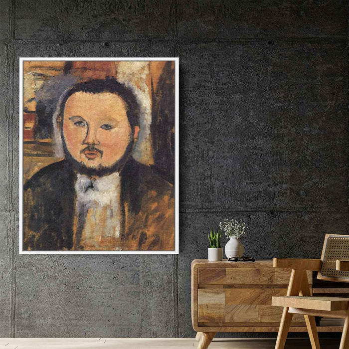 Portrait of Diego Rivera (1914) by Amedeo Modigliani - Canvas Artwork