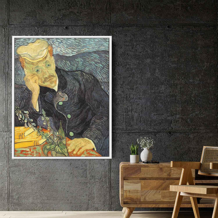 Portrait of Doctor Gachet (1890) by Vincent van Gogh - Canvas Artwork