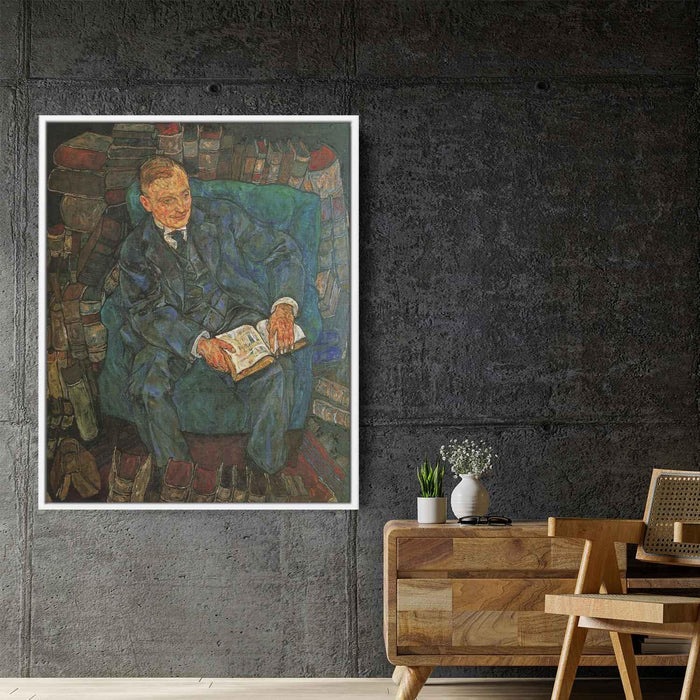 Portrait of Dr. Hugo Koller (1918) by Egon Schiele - Canvas Artwork