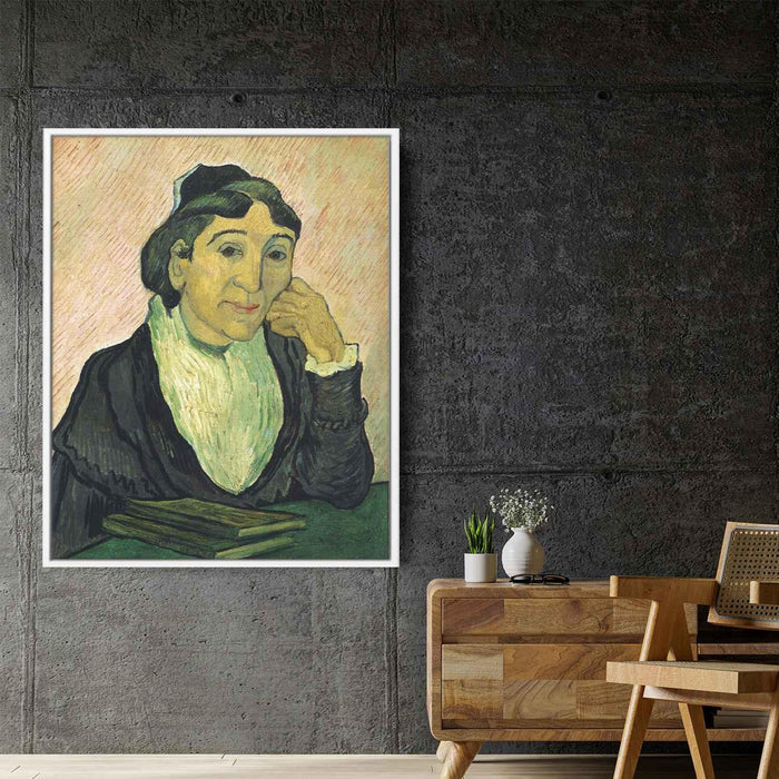 Portrait of Madame Ginoux (L'Arlesienne) (1890) by Vincent van Gogh - Canvas Artwork