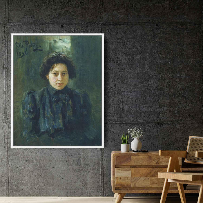 Portrait of the artist daughter Nadezhda (1898) by Ilya Repin - Canvas Artwork
