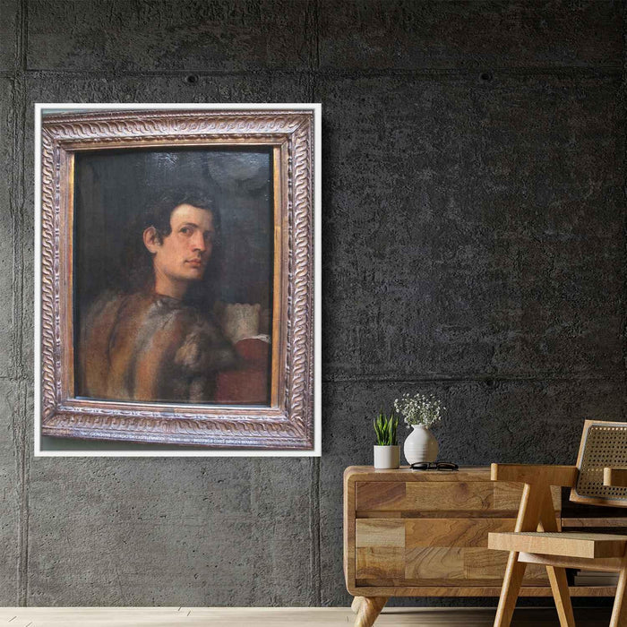 Portrait of young man by Giorgione - Canvas Artwork