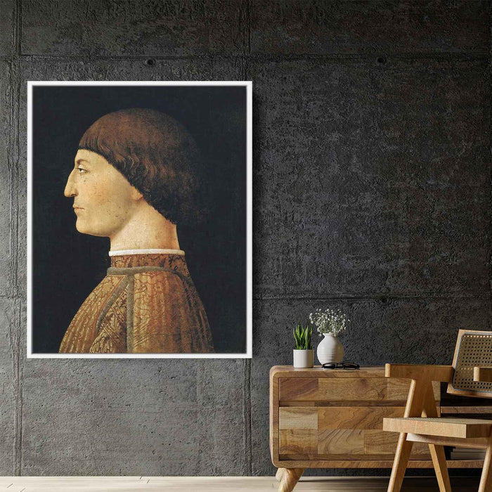 Sigismondo Malatesta (1451) by Piero della Francesca - Canvas Artwork