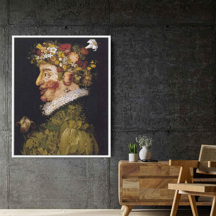 Spring (1563) by Giuseppe Arcimboldo - Canvas Artwork