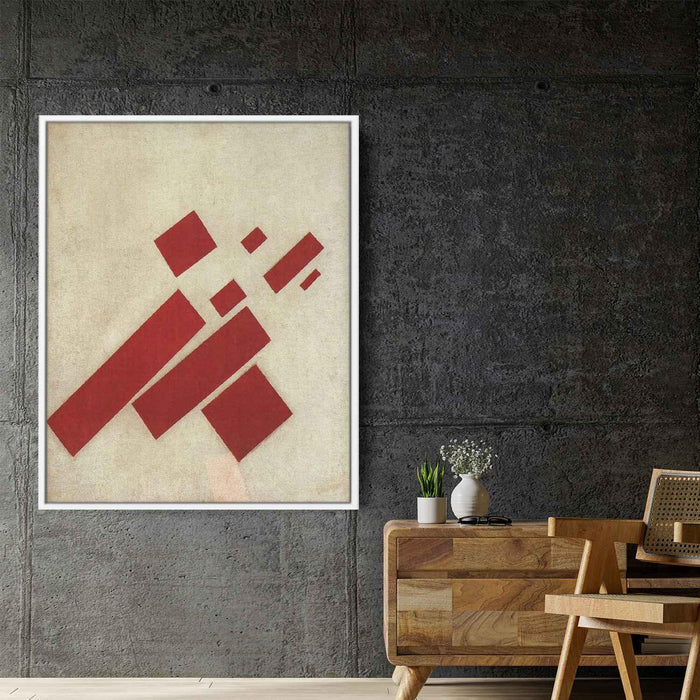 Suprematism with Eight Red Rectangles (1915) by Kazimir Malevich - Canvas Artwork