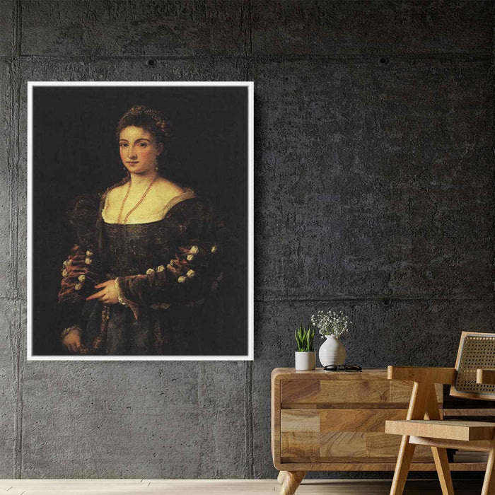 The Beauty (1536) by Titian - Canvas Artwork