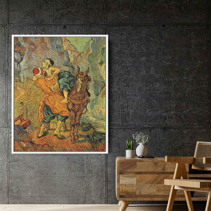 The Good Samaritan, after Delacroix by Vincent van Gogh - Canvas Artwork