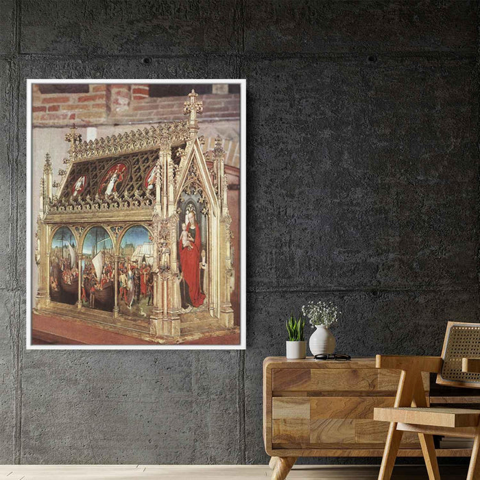 The Reliquary of St. Ursula (1489) by Hans Memling - Canvas Artwork
