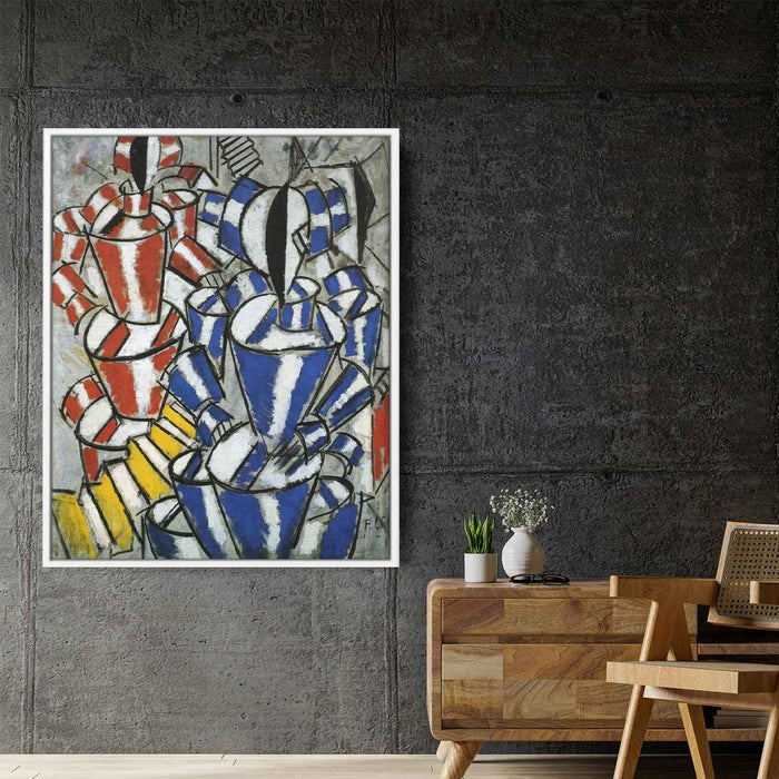 The Staircase (1913) by Fernand Leger - Canvas Artwork