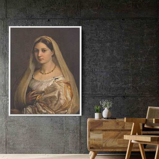 The Veiled Woman, or La Donna Velata by Raphael - Canvas Artwork