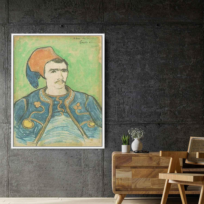 The Zouave Half Length (1888) by Vincent van Gogh - Canvas Artwork