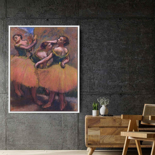 Three Dancers, Green Blouses by Edgar Degas - Canvas Artwork