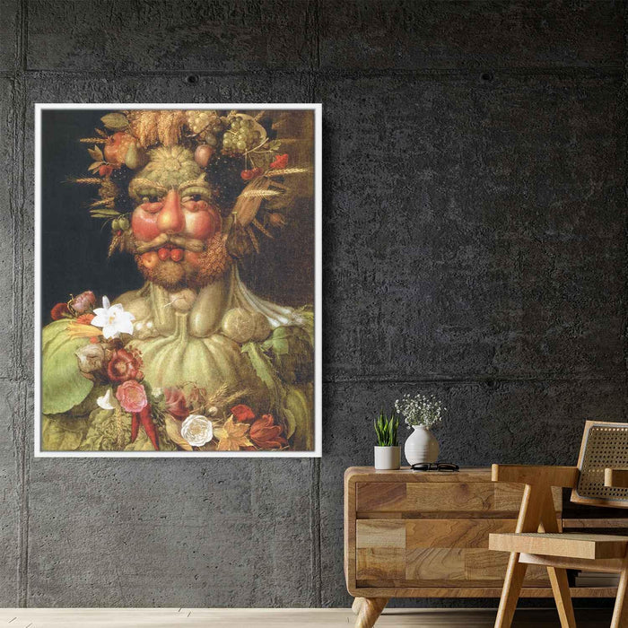 Vertumnus (Emperor Rudolph II) (1591) by Giuseppe Arcimboldo - Canvas Artwork