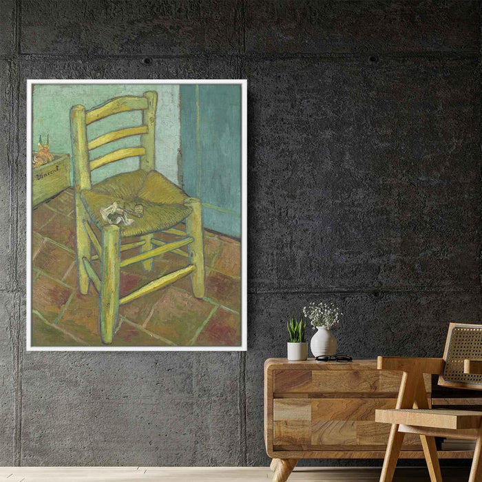 Van Gogh's Chair (1889) by Vincent van Gogh - Canvas Artwork