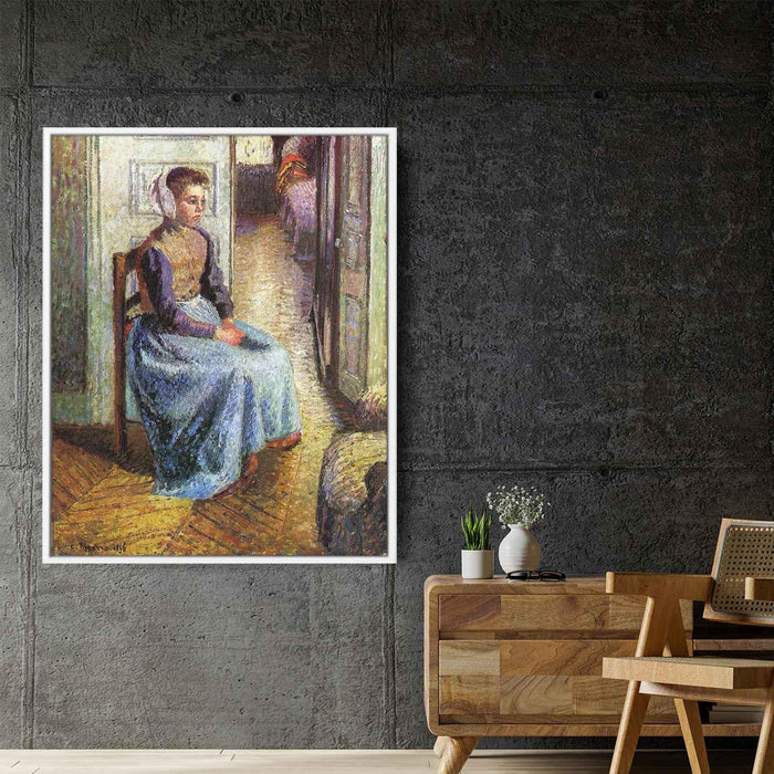 Young Flemish maid by Camille Pissarro - Canvas Artwork