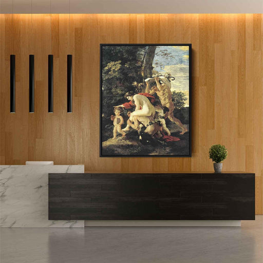 Bacchic Scene (1627) by Nicolas Poussin - Canvas Artwork