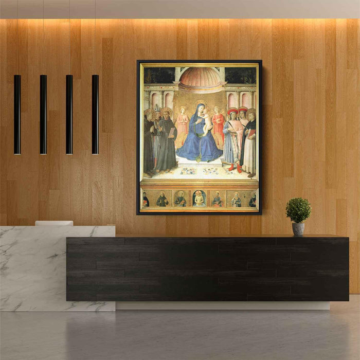 Bosco ai Frati Altarpiece (1450) by Fra Angelico - Canvas Artwork