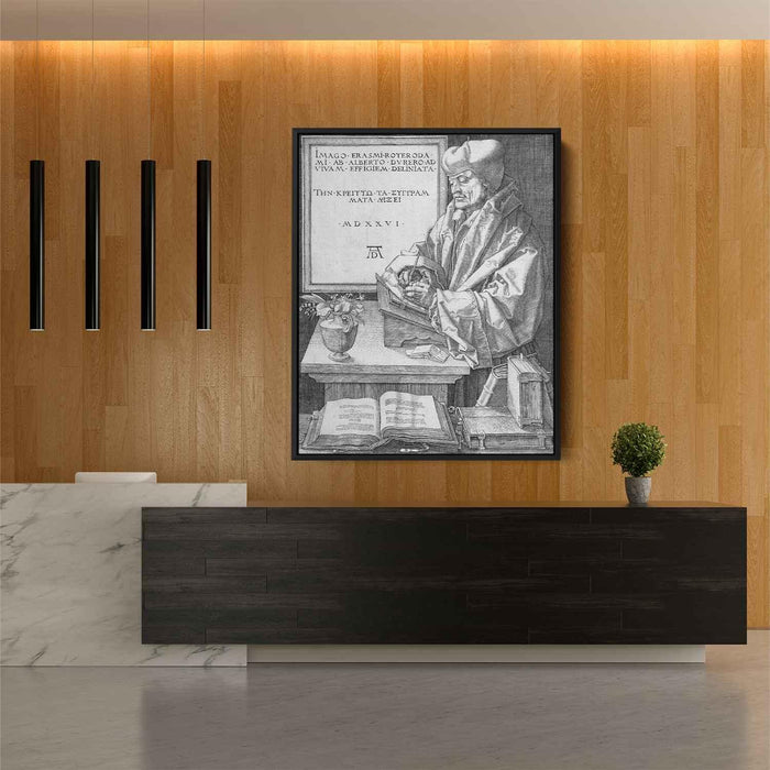 Desiderius Erasmus of Rotterdam (1526) by Albrecht Durer - Canvas Artwork