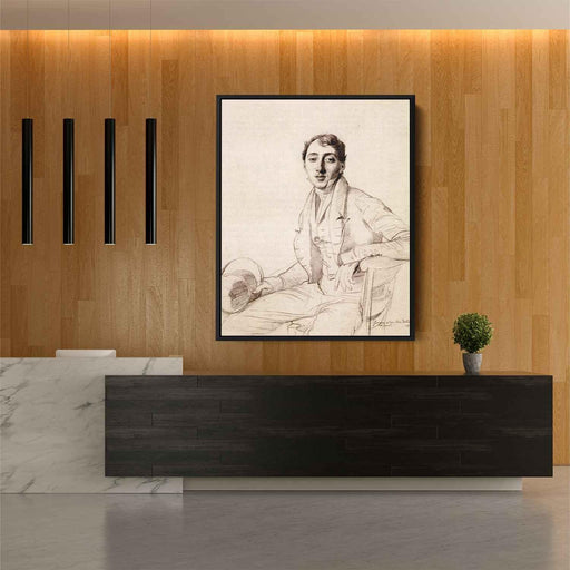 Dr. Louis Martinet by Jean Auguste Dominique Ingres - Canvas Artwork