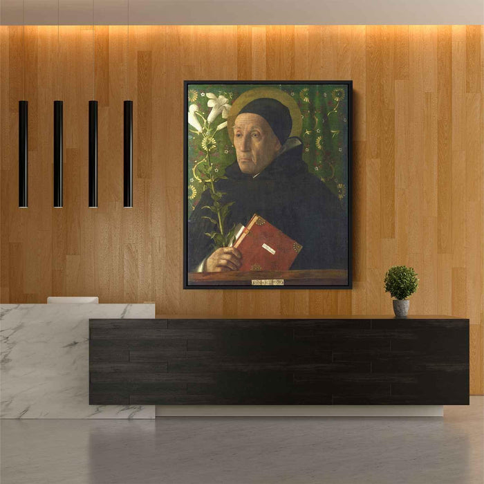 Portrait of Fra Theodoro da Urbino (1515) by Giovanni Bellini - Canvas Artwork