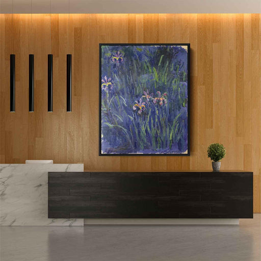 Irises 2 (1917) by Claude Monet - Canvas Artwork