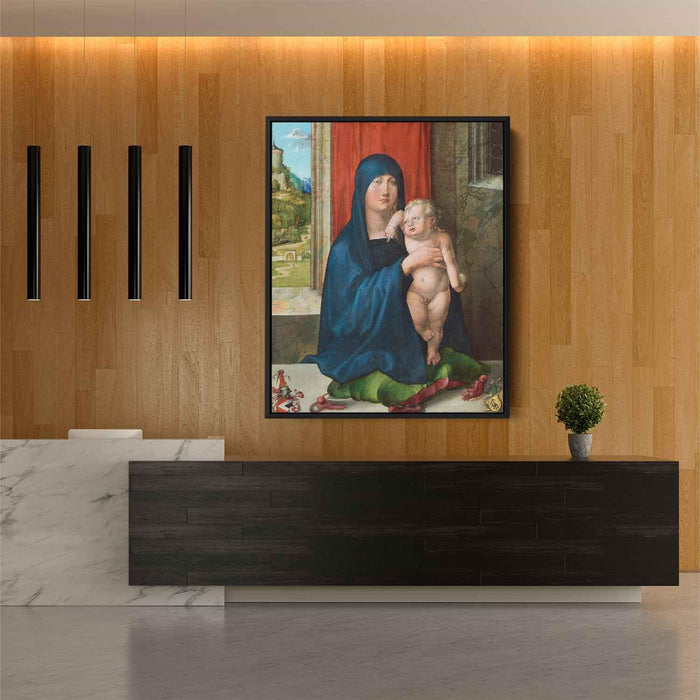 Madonna and Child (Haller Madonna) (1498) by Albrecht Durer - Canvas Artwork