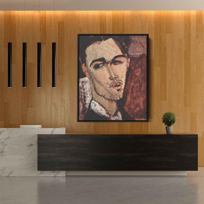 Portrait of Celso Lagar (1915) by Amedeo Modigliani - Canvas Artwork