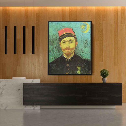 Portrait of Milliet, Second Lieutnant of the Zouaves by Vincent van Gogh - Canvas Artwork