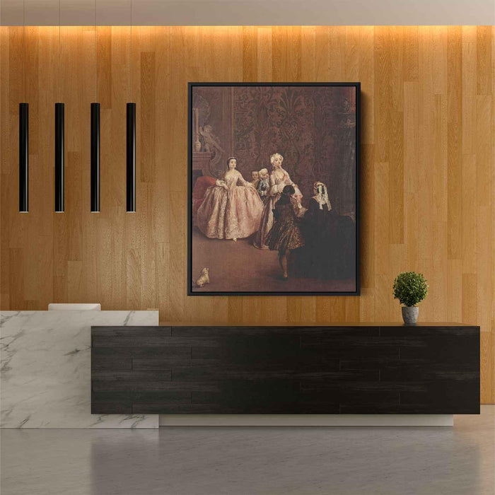 Presentation by Pietro Longhi - Canvas Artwork