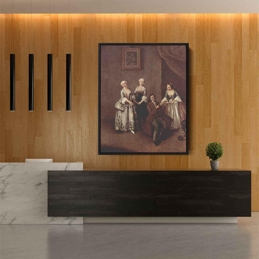 The Family by Pietro Longhi - Canvas Artwork