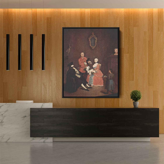 The hairdresser by Pietro Longhi - Canvas Artwork