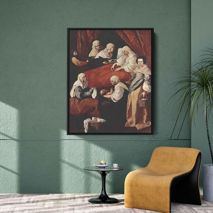 Birth of the Virgin (1629) by Francisco de Zurbaran - Canvas Artwork