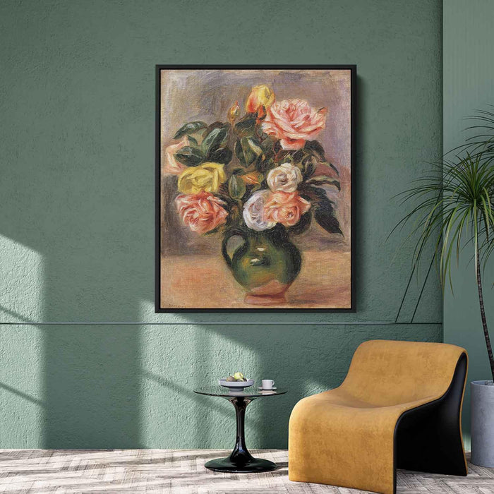 Bouquet of Roses by Pierre-Auguste Renoir - Canvas Artwork