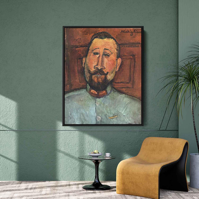 Doctor Devaraigne (1917) by Amedeo Modigliani - Canvas Artwork