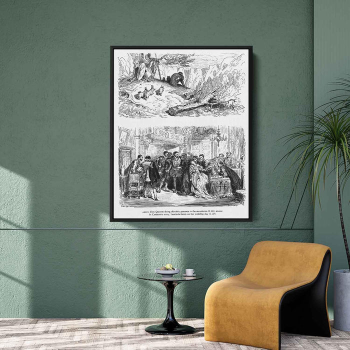 Don Quixote by Gustave Dore - Canvas Artwork