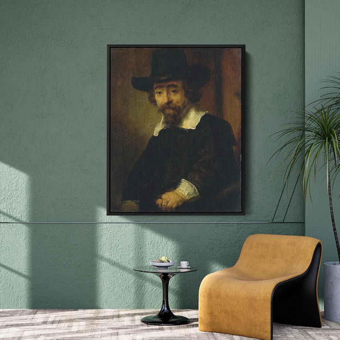 Dr Ephraim Bueno, Jewish Physician and Writer by Rembrandt - Canvas Artwork