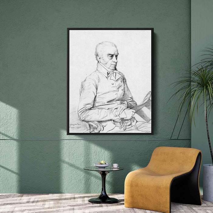 Dr. Thomas Church by Jean Auguste Dominique Ingres - Canvas Artwork
