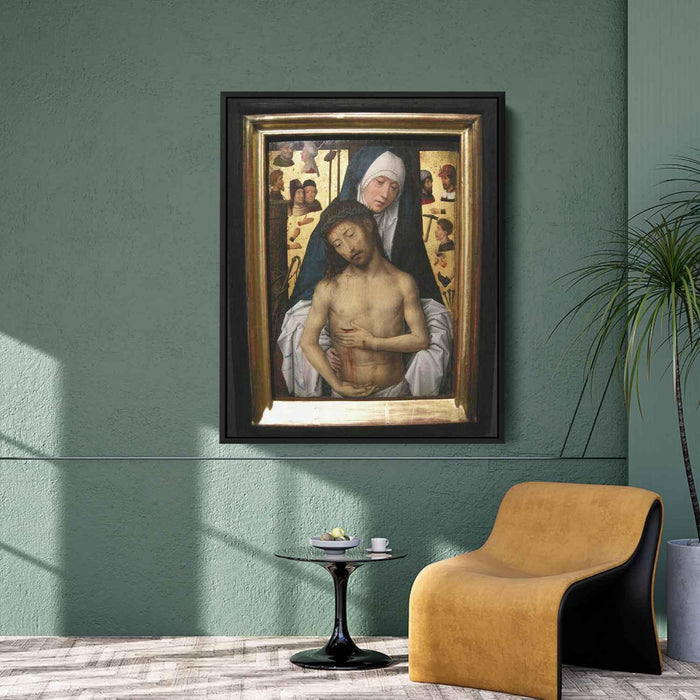 Ecce Homo in the arms of the virgin (1479) by Hans Memling - Canvas Artwork