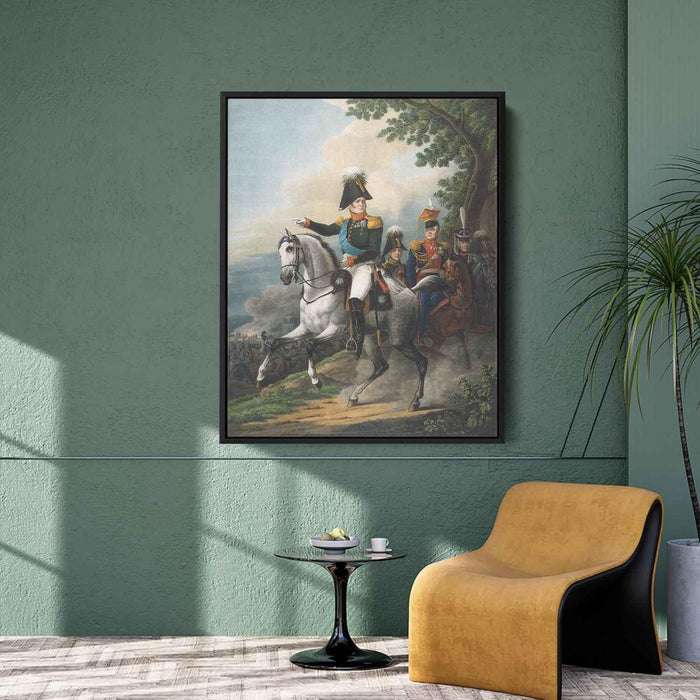 Equestrian portrait of Alexander I (1820) by Orest Kiprensky - Canvas Artwork