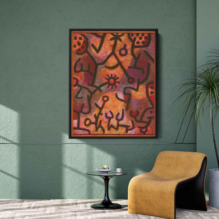 Flora on rocks Sun (1940) by Paul Klee - Canvas Artwork