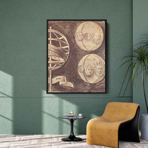 Globe, moon, sun (astronomy) by Giorgione - Canvas Artwork