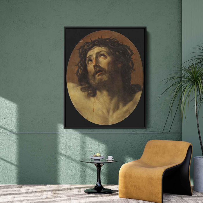 Head of Christ Crowned with Thorns (1620) by Guido Reni - Canvas Artwork