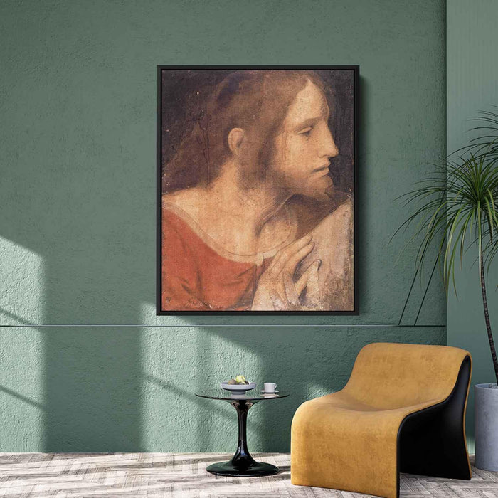 Head of St. James the Less by Leonardo da Vinci - Canvas Artwork